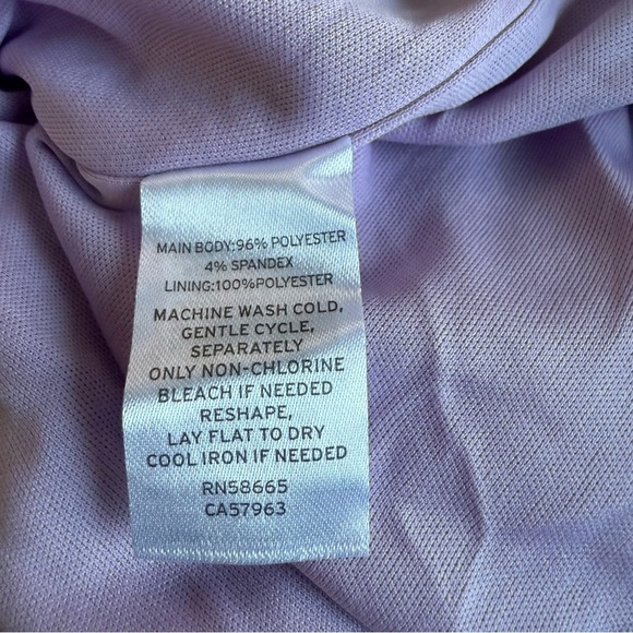 NWT BP.  Lace Cami Mesh Minidress - Tunic Purple Mineral Abstract Size 3X - Picture 11 of 13